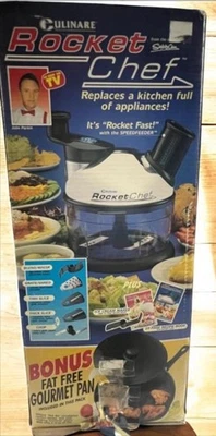 Culinare Rocket Chef manuelle Küchenmaschine Bonus Gourmet Pfanne aus dem Fernsehen - Bild 1 von 2