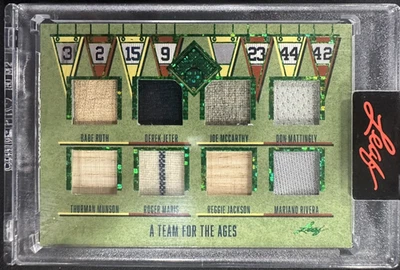 2025 Leaf Seasons In The Sun “A Team For Ages” Yankees 8 Patches /1 - Image 1 of 2