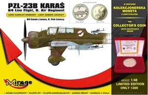 MIRAGE HOBBY 480002 MAQUETTE PZL-23B KARAS LIGHT BOMBER 64TH LINE 1/48 - Picture 1 of 1