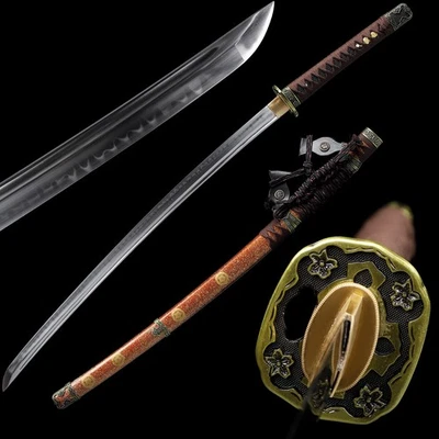 Handmade Japanese Sword Tachi Samurai Katana T10 Steel Clay Tempered Blade - Image 1 of 4
