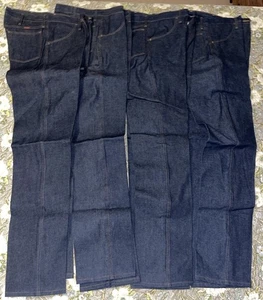 4 Vtg Rustler Regular Fit Blue Jeans 34X36 Heavyweight Denim NWOT 87620NV - Picture 1 of 22
