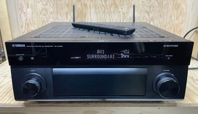 Yamaha RX-A1080 Natural Sound AV Receiver Amplifier Audio Equipment Black Japan - Image 1 of 4