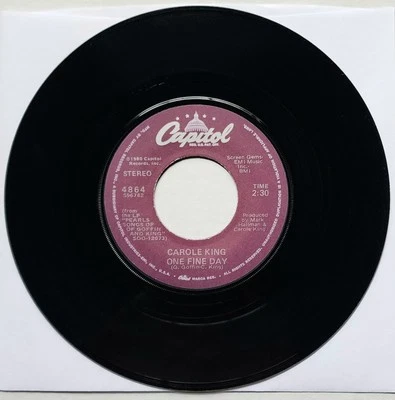 CAROLE KING - ONE FINE DAY / RULERS OF THE WORLD 7" SINGLE 45 RPM 1980 STEREO - Image 1 of 4