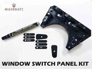 2002-06 MASERATI CAMBIOCORSA COUPE SPYDER CONSOLE BUTTON RESTORATION KIT - Picture 1 of 4