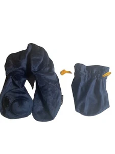 Almohada de viaje suave inflable cojín de aire reposacuello en forma de U vuelo compacto - Imagen 1 de 5