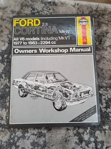 Haynes Werkstatthandbuch Ford Cortina 2.3 M4 alle V^ Modelle 1977 bis 1981 - Bild 1 von 2