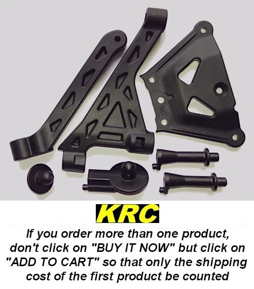 LOSA4413/4414/4424 8IGHT FRONT(2) REAR(1) BRACE, BODY POST(2), TANK MOUNT(2) SET - Photo 1/1