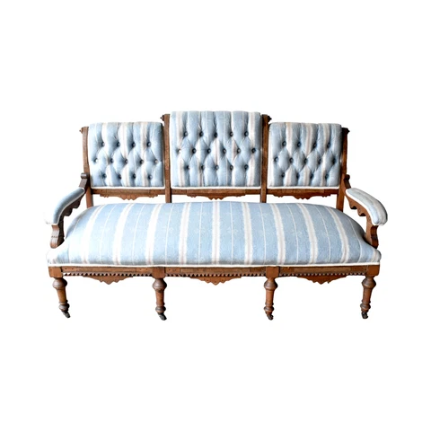 Antique Victorian Eastlake Settee Cover