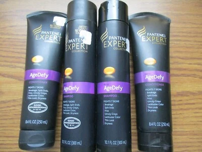 2 sets Pantene Expert Collection AgeDefy Shampoo 10.1oz / conditioner 8.4oz   - Image 1 of 3