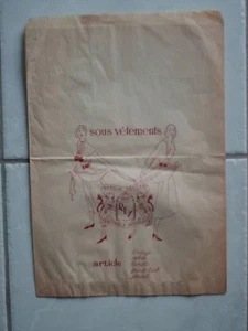 GRAND SAC PAPIER PUBLICITAIRE : SOUS VÊTEMENTS REY - LINGERIE FEMININE  - Imagen 1 de 1
