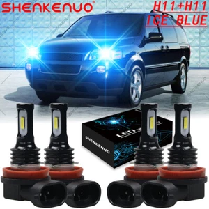 For Chevrolet Uplander 2005-2009 4X LED Headlight Bulbs High&Low Beam Combo Kit - Picture 1 of 11