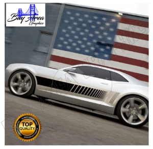 Chevrolet Camaro Side Stripes X2 SET DECAL VINYL EXTERIOR WATERPROOF 2009-2020 - Foto 1 di 10