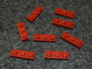 (8) ~ 1x3 Dark Red Standard Plate Bricks ~ New Lego Parts - Picture 1 of 1