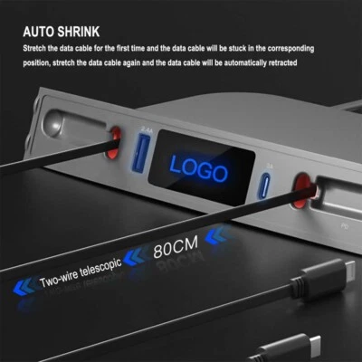 For Tesla Model 3 Y USB Hub Center Console Charger Adapter Accessories 2023 - Image 1 of 4