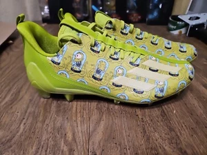 Adidas x The Simpsons Adizero Mens Football Cleats - GW1786 - Green - Size: 10.5 - Picture 1 of 10