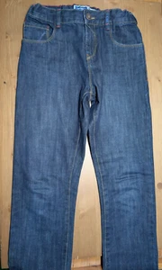Okaidi Jeans, preowned, blue type SLIM with ajustable waist bands size 12Y - Picture 1 of 11