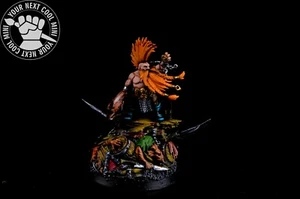 CUSTOM ORDER Warhammer FB/T9A/AoS Fyreslayers, Gotrek Gurnisson pro painted - Picture 1 of 3