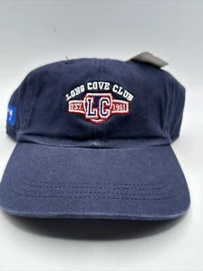 Long Cove Club SC Hat Adjustable Dark Blue Ahead Vintage Cap Cloth Embroidered - Picture 1 of 9