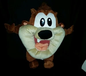 19" Warner Bros Baby TAZ Tasmanian Devil Stuffed Plush Looney Tunes Six Flags - Picture 1 of 4
