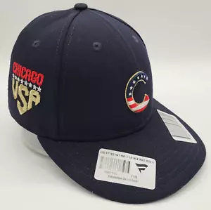 Chicago Cubs Navy New Era 59Fifty Size 7 1/8 Low Profile 2023 4th of July Hat - Picture 1 of 10