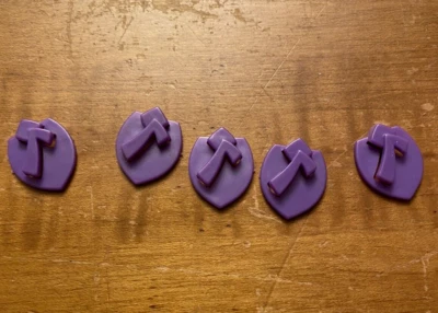 2004 Mall Madness Board Game Replacement Parts/Pieces Lot of 5 Check Marks MB - Imagem 1 de 3