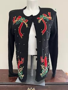 Women’s Victoria Jones Christmas Sweater Large See Measurements  - Picture 1 of 8