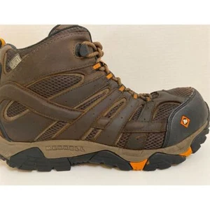 Merrell Men's Moab Vertex Mid Waterproof Safety Composite Toe Work Boots 11 Reg - Picture 1 of 17