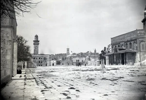 JERUSALEM c. 1925 - Grande Place - Grand Négatif 17 x 12 - 2 - Picture 1 of 1