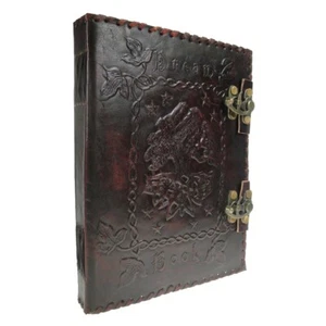 Nemesis Now Small Lockable Leather Dream Book With Embossed Tree Of Life 25cm - Foto 1 di 2