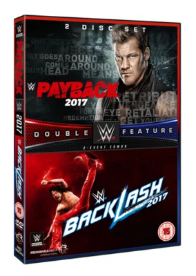 WWE: Payback 2017/Backlash 2017 DVD (2017) Braun Strowman cert 15 2 discs - Image 1 of 2