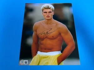 Dolph Lundgren Rocky IV Ivan Drago Signed Auto 8x10 PHOTO Beckett BAS - Picture 1 of 3