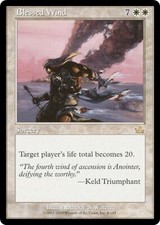 BLESSED WIND ~mtg EX/LP Prophecy Rare x1
