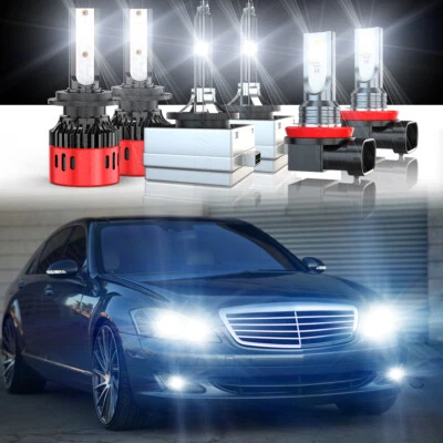 Faro de xenón LED HID alto/bajo+niebla para Mercedes-Benz S550 2007-2010 Foto 1 de 4