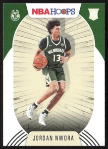 2020-21 NBA Hoops Jordan Nwora RC #211 Milwaukee Bucks - Picture 1 of 2