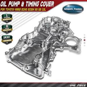 Oil Pump w/ Engine Timing Cover for Toyota Yaris 2006-2011 Echo Scion xA xB 1.5L