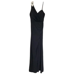 Cache Black Embellished One Shoulder Full Length Dress Size 6 - Picture 1 of 6