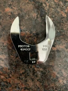 Stanley Proto Hahnenfußschlüssel 3/8" Antrieb 1-1/4" 4940CF Maulschlüssel, schneller Versand - Bild 1 von 2