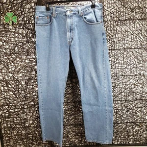 LEVI'S 505 RED TAB REGULAR FIT HERREN JEANS REISSVERSCHLUSS FLY BAUMWOLLE 38 X 34 MEDIUM WASH - Bild 1 von 10