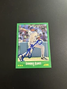 DOMINGO RAMOS Signed Autographed Rare 1988 Score Card Seattle Mariners #362 - Picture 1 of 1