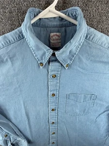 Brooks Brothers Denim Bolsillo Grande Abotonado Tradicional Supima Ligero - Imagen 1 de 17