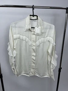 UVP 245 EUR Sandro Shirt weiß Größe 1 - Bild 1 von 7