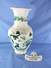 Masons Green Chartreuse Pattern Large Indian Vase 30 cm - (12 inches)