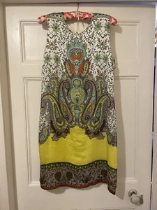 Beautiful Silk Designer Dress Ana Alcazar Size 42 - Picture 1 of 7
