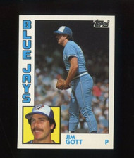 1984 TOPPS TIFFANY #9 JIM GOTT TORONTO BLUE JAYS
