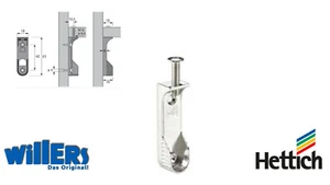 Hettich Schrankrohrlager | Schrankrohr | 0070668 | Rohrlager | 70668 |  - Bild 1 von 1