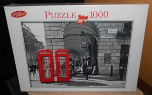 puzzle 1000 pièces LONDRES CABINES TELEPHONIQUES , sous blister - Photo 1/1