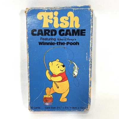 Juego de cartas vintage Winnie-the-Pooh FISH Walt Disney’s 1981 completo Foto 1 de 4