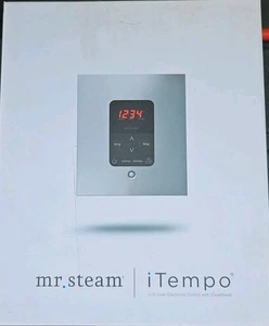 Mr. Steam iTempo In-Show Electronic Control with Steamhead Brushed Nickel - Picture 1 of 3