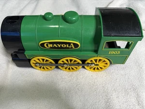 Crayola 1903 Color Line Treno Motore Porta Pastelli Giocattolo Vintage 1994 Da Collezione - Foto 1 di 11