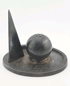 1939 Feria Mundial de Nueva York Rogers Silver Trylon Perisphere Sal Pimienta Shakers - Imagen 1 de 6